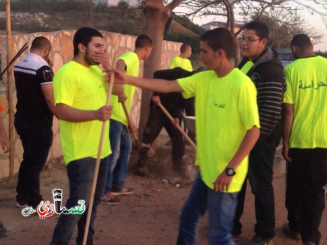كفرقاسم : اكثر من 200 شاب قسماوي   متطوع في الحراسة في عمل تطوعي في مدخل البلدة 
